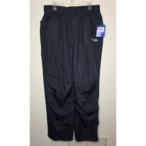 NWT Huk Fishing black gunwale waterproof wind resistant pants - large